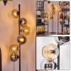 Koyoto Lampa stojąca W kolorze bursztynu, Przydymiony, 6-punktowe