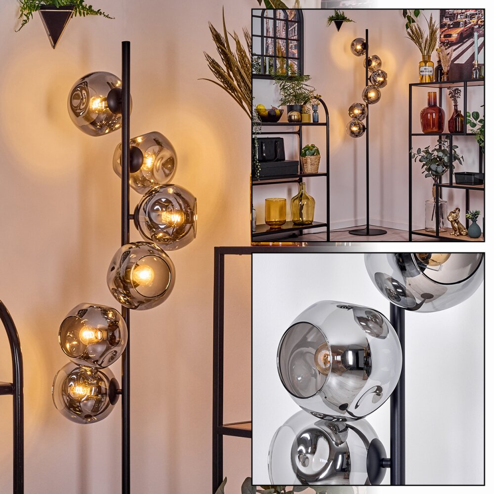 Ripoll Lampa stojąca Przydymiony, 6-punktowe main product photo