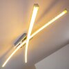 Georgina lampa sufitowa LED Chrom, 2-punktowe