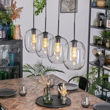Apedo lampa wisząca, lampa wisząca przezroczysty, 4-punktowe