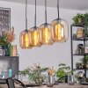 Apedo lampa wisząca, lampa wisząca bursztynowy, 4-punktowe