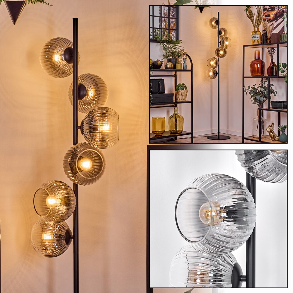 Koyoto Lampa stojąca Przezroczysty, Przydymiony, 6-punktowe main product photo