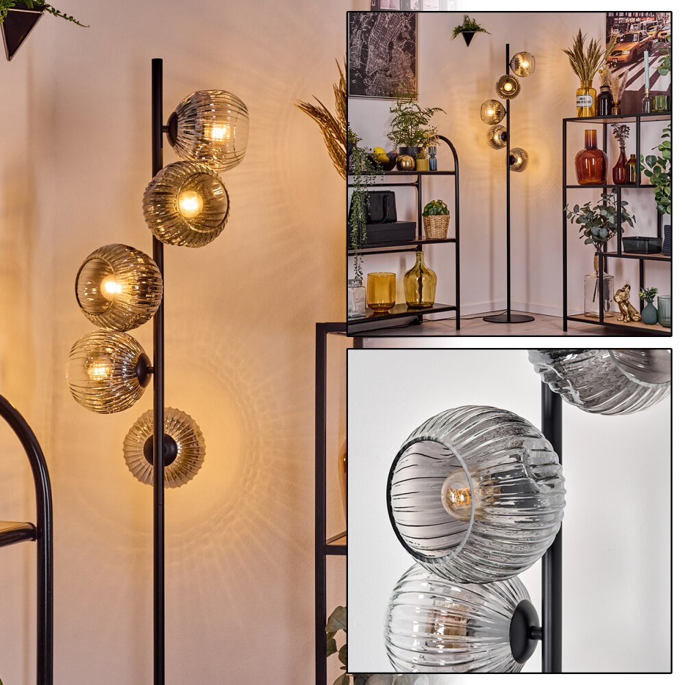 Ripoll Lampa stojąca Przezroczysty, Przydymiony, 5-punktowe main product photo