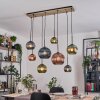Koyoto lampa wisząca, kula świetlna, lampa wisząca kolory naturalne, czarny, 8-punktowe