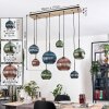 Koyoto lampa wisząca, kula świetlna, lampa wisząca kolory naturalne, czarny, 8-punktowe