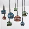 Koyoto lampa wisząca, kula świetlna, lampa wisząca kolory naturalne, czarny, 8-punktowe