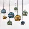 Koyoto Lampa wisząca, Kula świetlna, Lampa wisząca Ecru, Czarny, 8-punktowe
