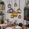 Koyoto Lampa wisząca, Kula świetlna, Lampa wisząca Ecru, Czarny, 8-punktowe