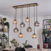 Koyoto Lampa wisząca, Kula świetlna, Lampa wisząca Ecru, Czarny, 8-punktowe