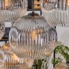 Koyoto Lampa wisząca, Kula świetlna, Lampa wisząca Ecru, Czarny, 8-punktowe