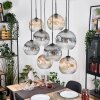 Koyoto Lampa wisząca, Kula świetlna, Lampa wisząca Ecru, Czarny, 8-punktowe