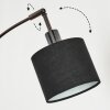 Bassagoda Lampa stojąca Chrom, Czarny, 3-punktowe