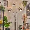 Bassagoda Lampa stojąca Chrom, Czarny, 3-punktowe