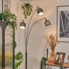 Bassagoda Lampa stojąca Chrom, Czarny, 3-punktowe