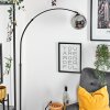 Koyoto lampa stojąca, lampa podłogowa łukowa czarny, 1-punktowy