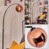 Koyoto lampa stojąca, lampa podłogowa łukowa czarny, 1-punktowy
