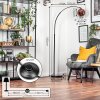 Koyoto lampa stojąca, lampa podłogowa łukowa czarny, 1-punktowy