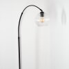 Koyoto lampa stojąca, lampa podłogowa łukowa czarny, 1-punktowy
