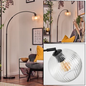 Koyoto Lampa stojąca Czarny, 1-punktowy