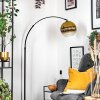 Koyoto lampa stojąca, lampa podłogowa łukowa czarny, 1-punktowy
