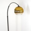 Koyoto lampa stojąca, lampa podłogowa łukowa czarny, 1-punktowy