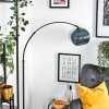 Koyoto lampa stojąca, lampa podłogowa łukowa czarny, 1-punktowy