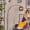 Koyoto lampa stojąca, lampa podłogowa łukowa czarny, 1-punktowy