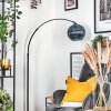 Koyoto lampa stojąca, lampa podłogowa łukowa czarny, 1-punktowy