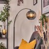 Koyoto lampa stojąca, lampa podłogowa łukowa czarny, 1-punktowy