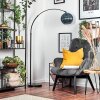 Koyoto lampa stojąca, lampa podłogowa łukowa czarny, 1-punktowy