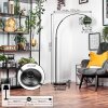 Koyoto lampa stojąca, lampa podłogowa łukowa czarny, 1-punktowy
