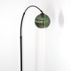 Koyoto lampa stojąca, lampa podłogowa łukowa czarny, 1-punktowy