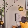 Koyoto lampa stojąca, lampa podłogowa łukowa czarny, 1-punktowy
