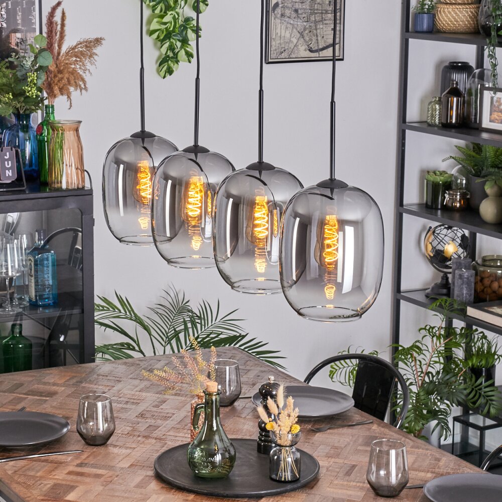 Apedo Lampa wisząca, Lampa wisząca Przezroczysty, Przydymiony, 4-punktowe main product photo