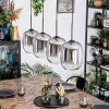 Apedo Lampa wisząca, Lampa wisząca Przezroczysty, Przydymiony, 4-punktowe