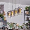Apedo Lampa wisząca, Lampa wisząca Przezroczysty, Przydymiony, 4-punktowe