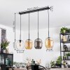 Apedo lampa wisząca, lampa wisząca bursztynowy, przezroczysty, przydymiony, 4-punktowe
