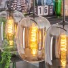 Apedo lampa wisząca, lampa wisząca bursztynowy, przezroczysty, przydymiony, 4-punktowe