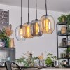 Apedo Lampa wisząca, Lampa wisząca W kolorze bursztynu, Przezroczysty, Przydymiony, 4-punktowe
