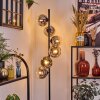 Ripoll Lampa stojąca Chrom, Przezroczysty, Przydymiony, 6-punktowe