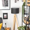 Soungou lampa stojąca kolory naturalne, czarny, 1-punktowy