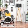 Soungou lampa stojąca kolory naturalne, czarny, 1-punktowy