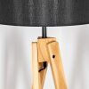 Soungou lampa stojąca kolory naturalne, czarny, 1-punktowy