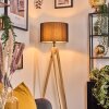 Soungou lampa stojąca kolory naturalne, czarny, 1-punktowy