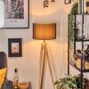 Soungou lampa stojąca kolory naturalne, czarny, 1-punktowy