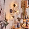 Koyoto Kula świetlna, Lampa ścienna Złoty, Czarny, 3-punktowe