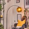 Koyoto lampa stojąca, lampa podłogowa łukowa czarny, 1-punktowy