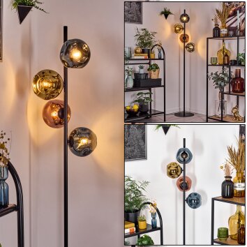Ripoll Lampa stojąca Niebeieski, Złoty, W kolorze miedzi, 4-punktowe