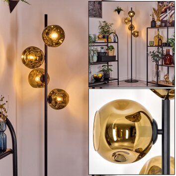 Ripoll Lampa stojąca Złoty, 4-punktowe