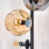 Ripoll Lampa stojąca W kolorze bursztynu, Przezroczysty, Przydymiony, 6-punktowe